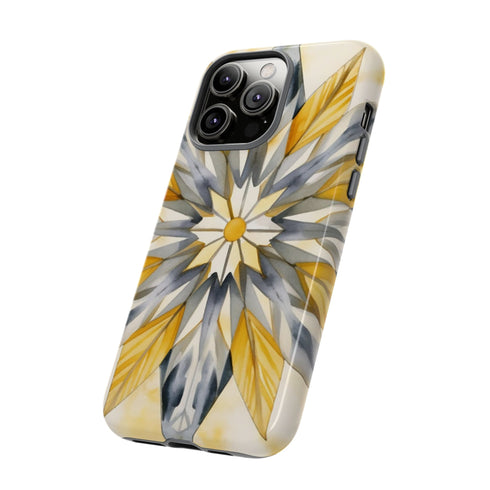 Sunshine Bloom Mosaic - Impact Resistant Phone Case